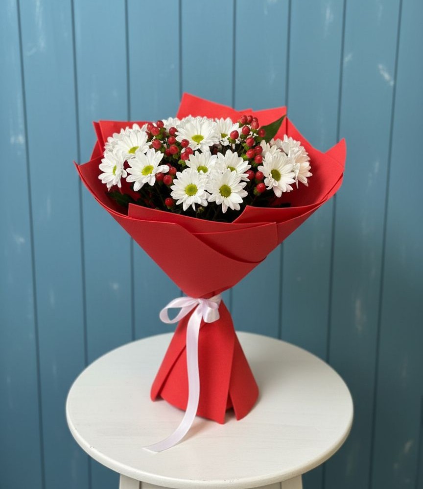 Букет цветов из: Хризантемы во Всеволодо-Вильве