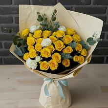 Букет цветов из:  Розы #REPLACE_PRED# Всеволодо-Вильве