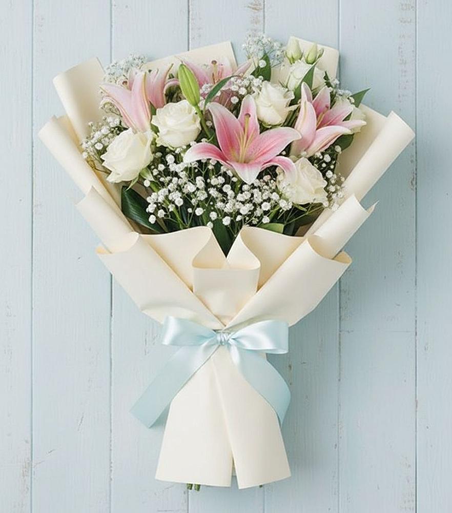 Букет цветов из: Лилии во Всеволодо-Вильве