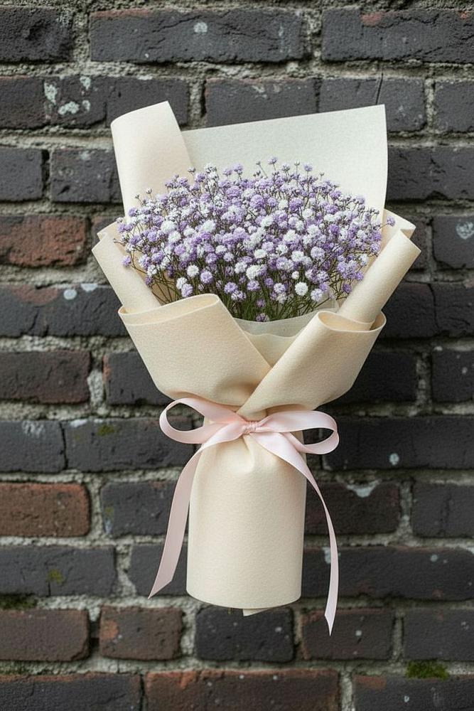 Букет цветов из: Гипсофила во Всеволодо-Вильве