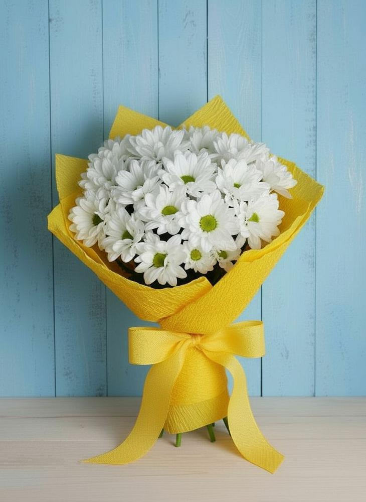 Букет цветов из: Хризантемы во Всеволодо-Вильве