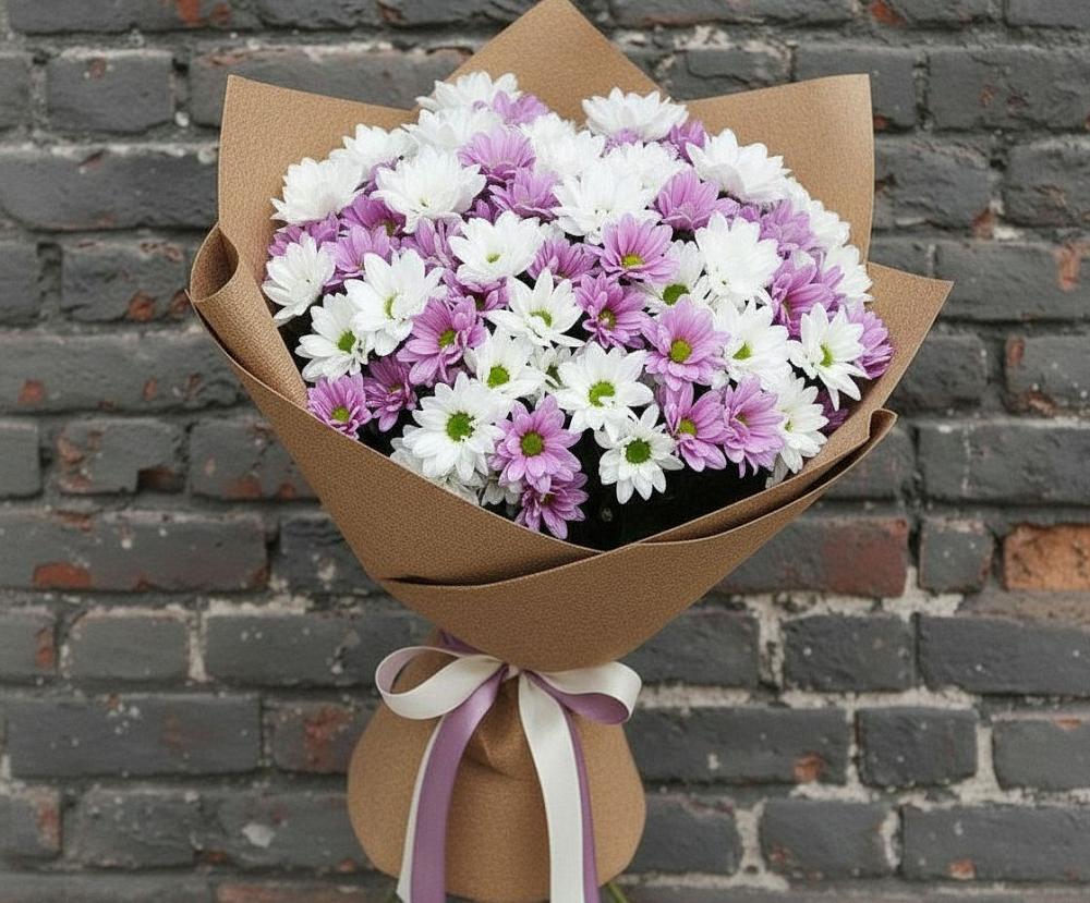 Букет цветов из: Хризантемы во Всеволодо-Вильве