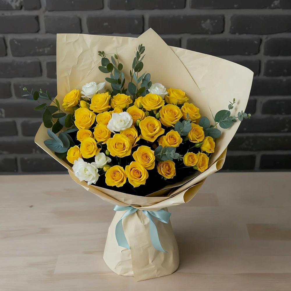 Букет цветов из: Розы во Всеволодо-Вильве