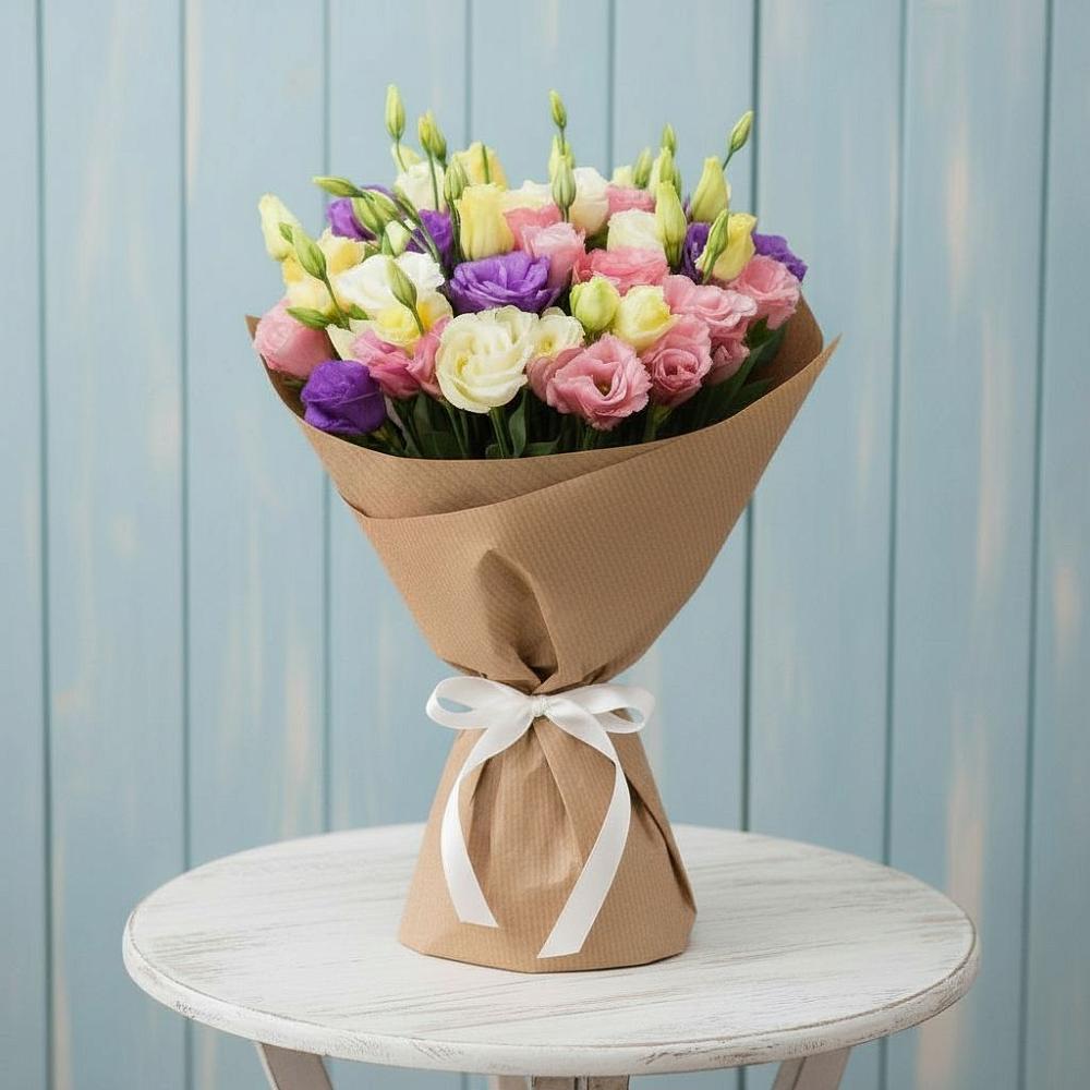 Букет цветов из: Лизиантусы во Всеволодо-Вильве