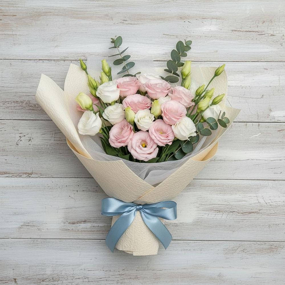 Букет цветов из: Лизиантусы во Всеволодо-Вильве